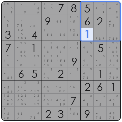 tip for sudoku